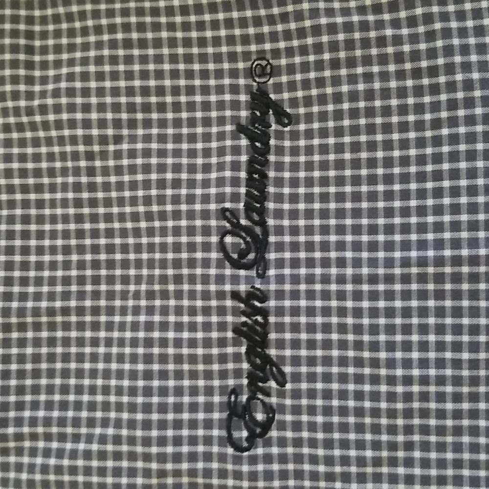 English Laundry Gray and White Plaid Shirt - Size 16 34/35 - Picture 7 of 9
